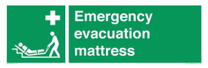 Emergency evacuation mattress